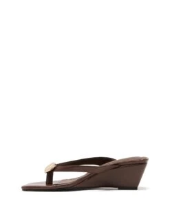 Slant Wedge Chocolate -StepAura Store SLANT CHOCOLATEPU SIDE2 INTERIOR