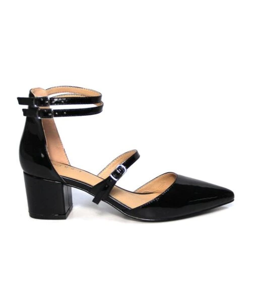 Lilian Black Patent *FINAL SALE*