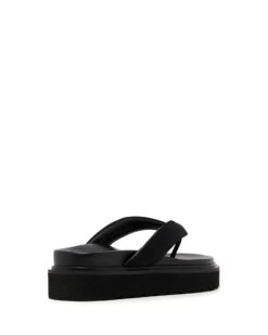 Vacay Thong Sandal Black Lycra -StepAura Store VACAY BLACKLYCRA BACK