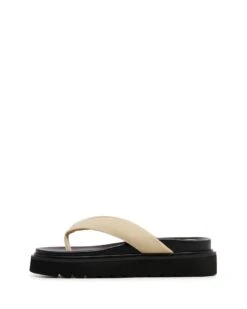 Vacay Thong Sandal Bone Lycra -StepAura Store VACAY BONELYCRA SIDE2