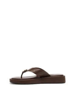 Val Thong Sandal Chocolate -StepAura Store VAL CHOCOLATE SIDE2 INTERIOR