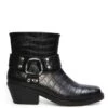 Velez Black Croc *FINAL SALE*