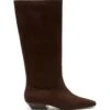 Xavier Tall Boot Chocolate Suede